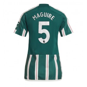 Maillot de foot Manchester United Harry Maguire #5 Extérieur Femmes 2023-24 Manches Courte